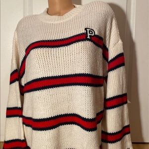 VS Pink Sweater size L oversized New